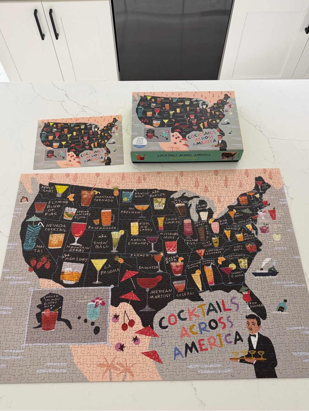 Cocktails Across America Galison Puzzle